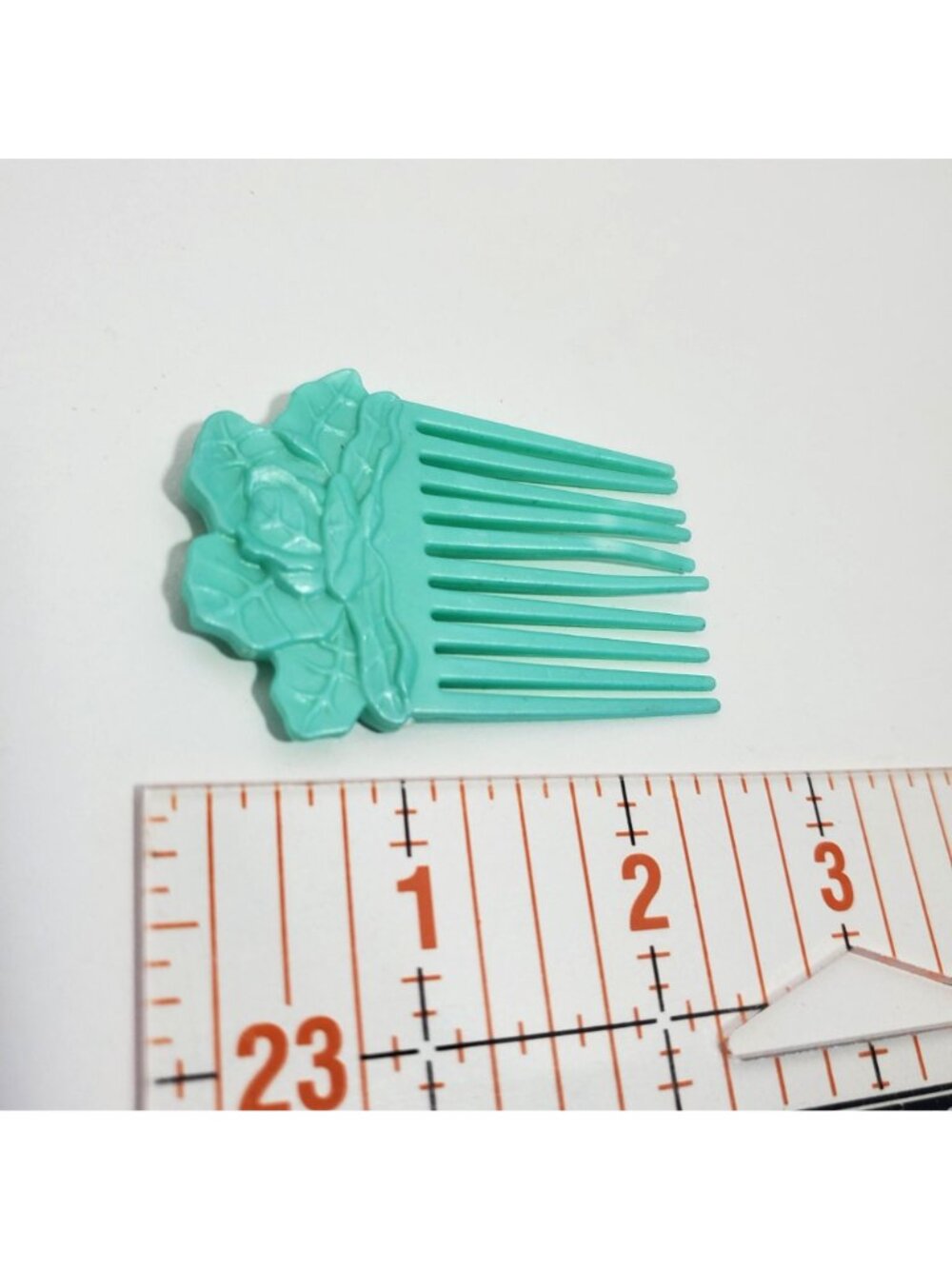 Cabbage Patch Kids 1991 Crimp N Curl Mint Green Comb Pick Slightly Bent See Pics - Picture 6 of 8